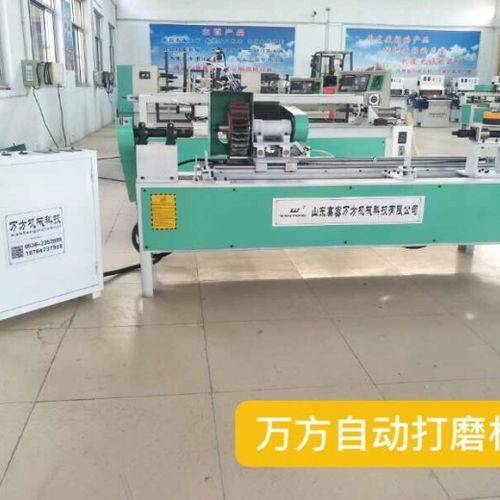 【樓梯廠打磨,萬方自動立柱打磨機,一機頂三人,再不用可后悔了】- 